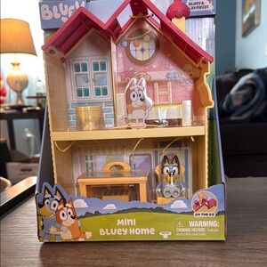 Free with $10 purchase! NWT!  Mini Bluey Home Playset - LMK!  1 per $10